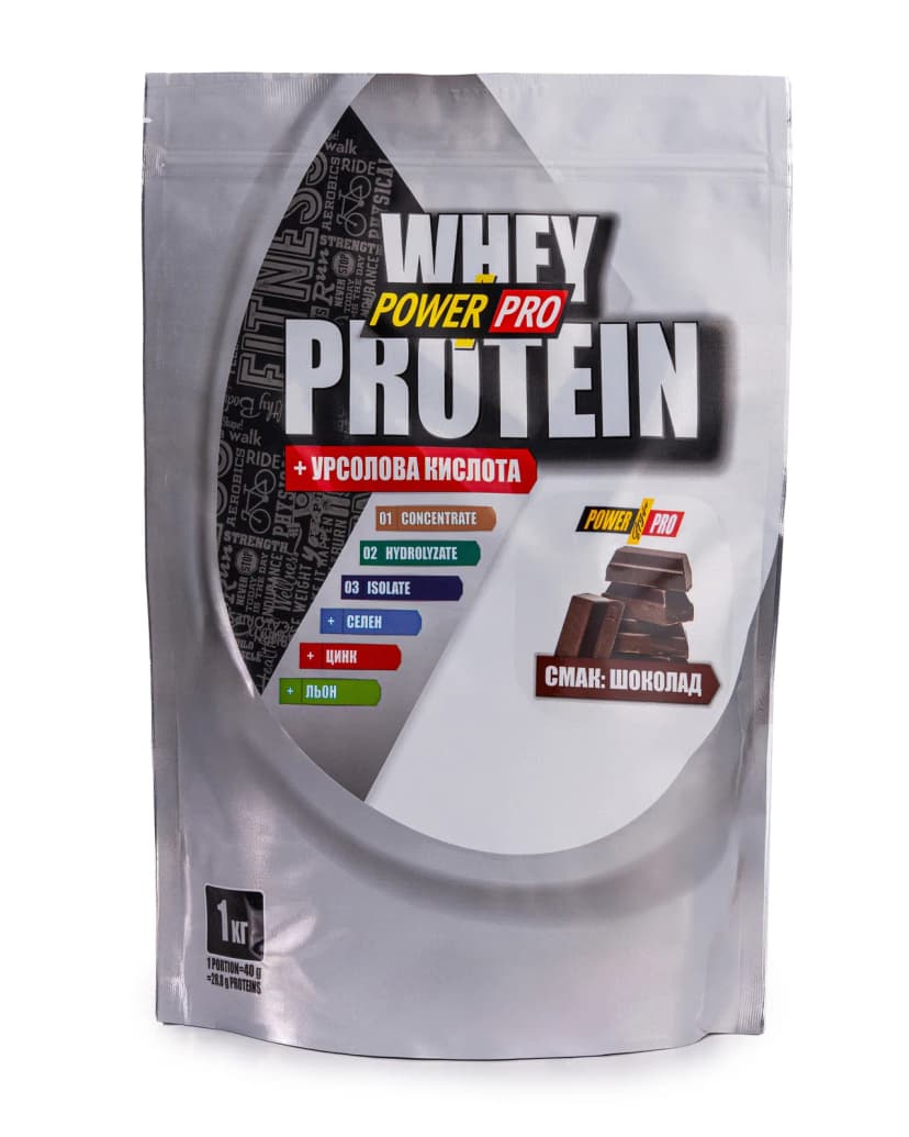 Whey proteín 1 kg (čokoládová plnka, pol orechov, lesné plody, čokoláda, vanilka, banán)